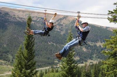 Zip Lining in Grand Lake